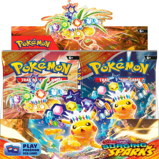 Pokémon TCG: Surging Sparks Booster Box (36 Packs) – Sealed Pokémon Cards