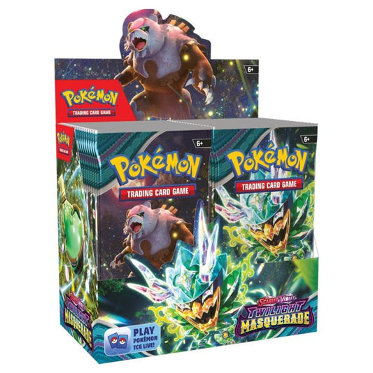 Pokémon TCG: Twilight Masquerade Booster Box (36 Packs) - Sealed Pokemon Packs